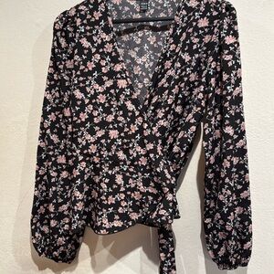 Floral print blouse